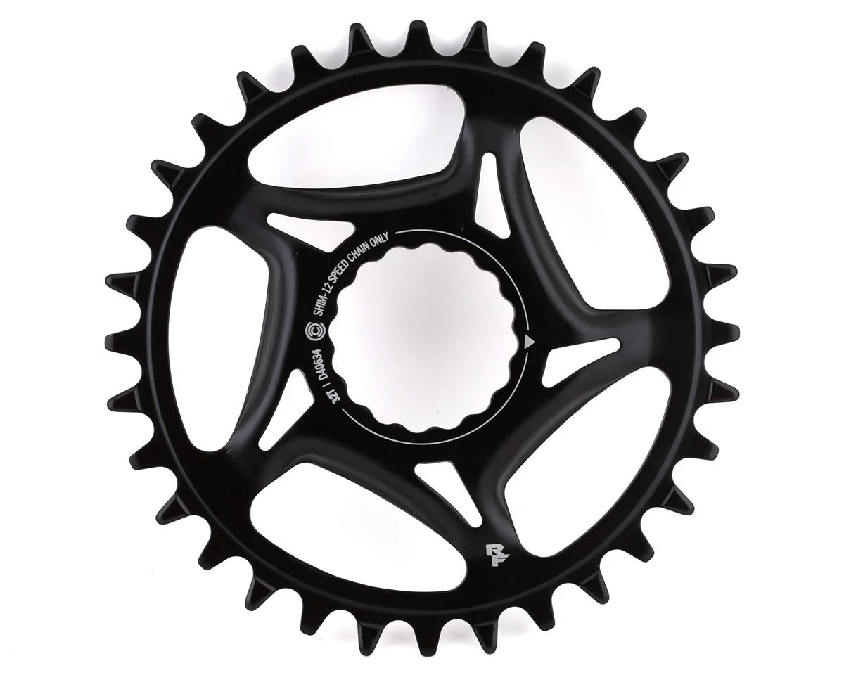 Race Face Narrow-Wide CINCH Direct Mount Chainring (Black) (Shimano 12 Speed) (Single) (32T) (Steel) (3mm Offset/Boost)